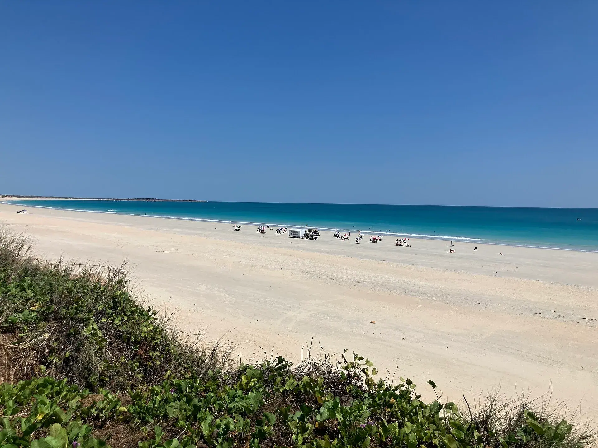 Cable Beach at Broome on the Indian Ocean