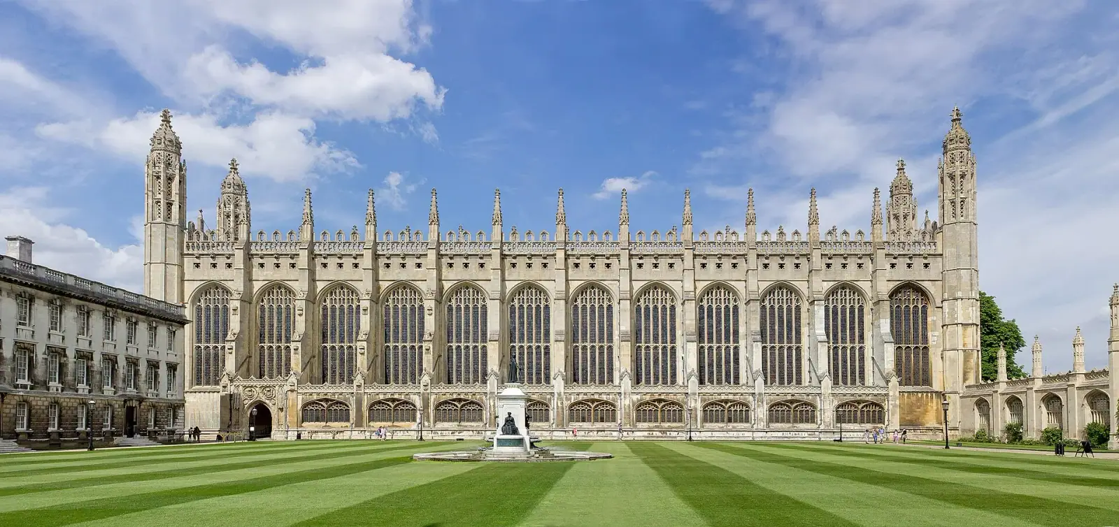 King's College Chapel and Gibbs Building panorama, Cambridge