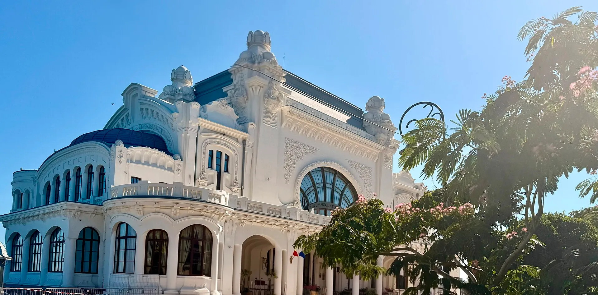 The art nouveau Casino on the Black Sea seafront at Constanța