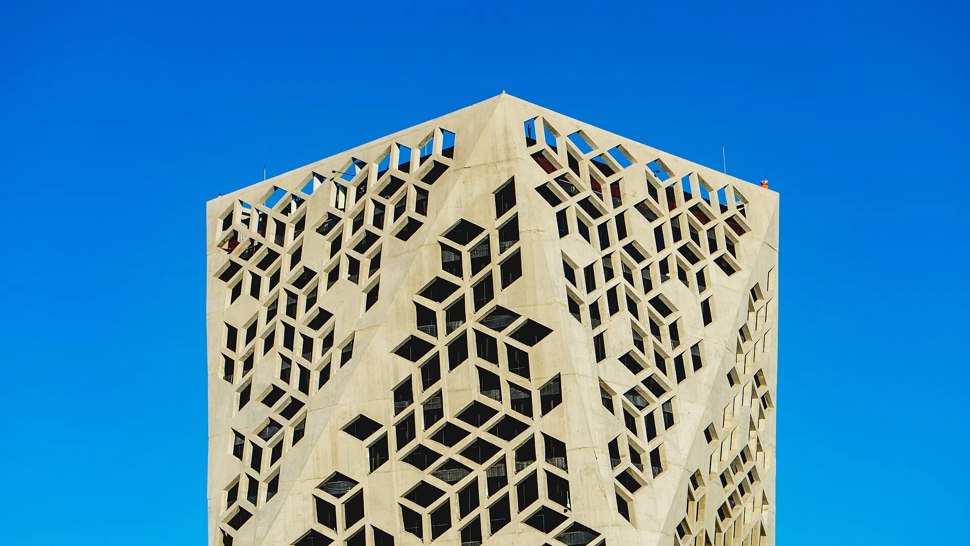 Centro Cívico del Bicentenario building facade, Córdoba, Argentina
