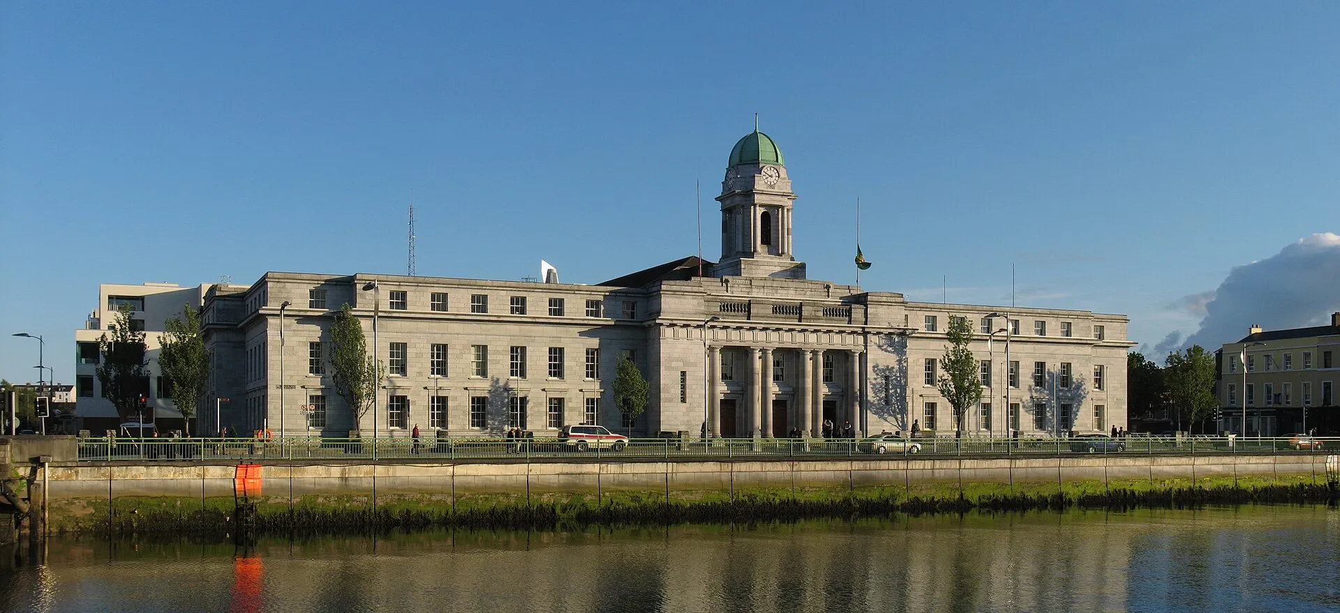 Cork City Hall with the River Lee in the foreground, Cork, Ireland