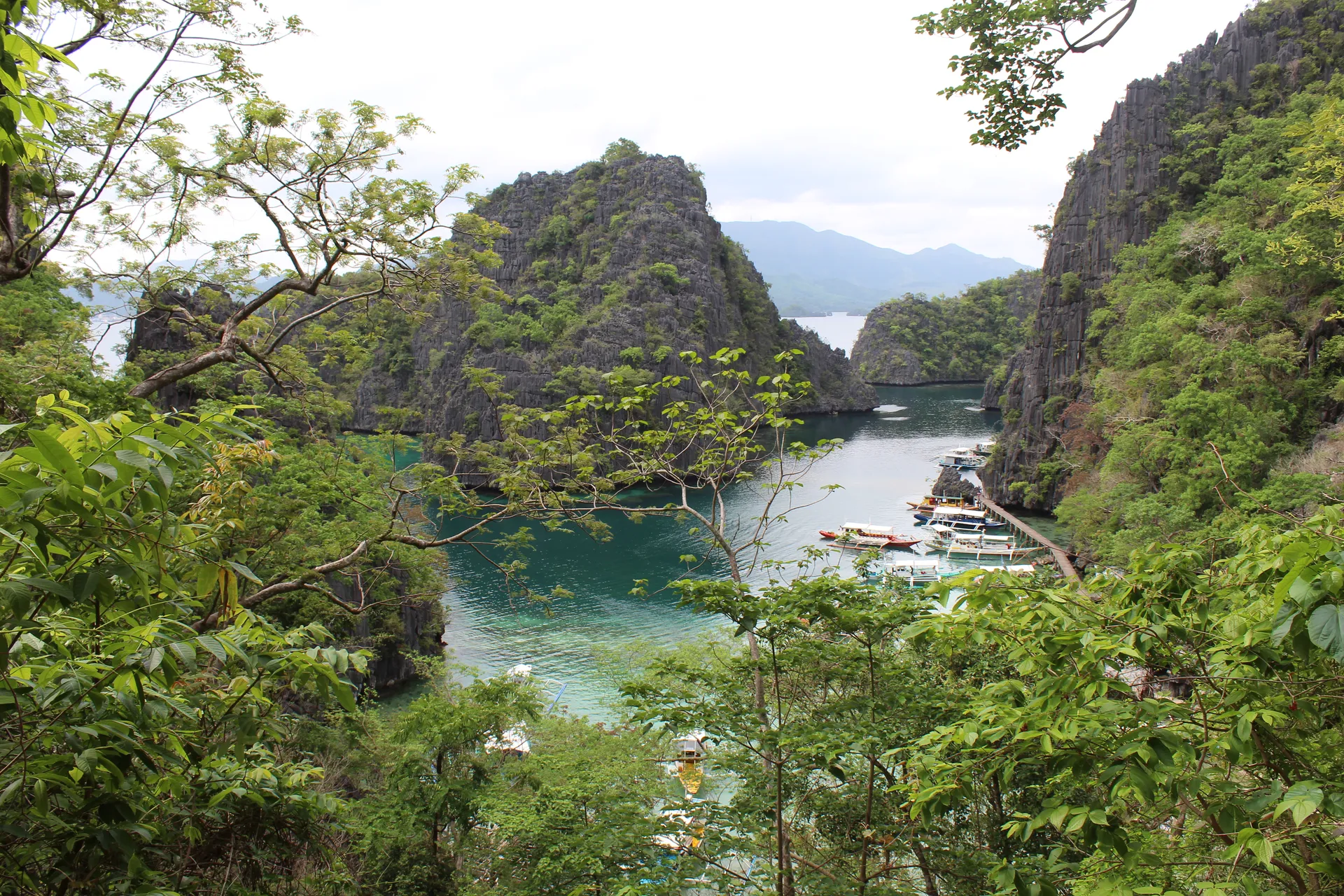 The karst lagoon of Coron, Palawan, Philippines