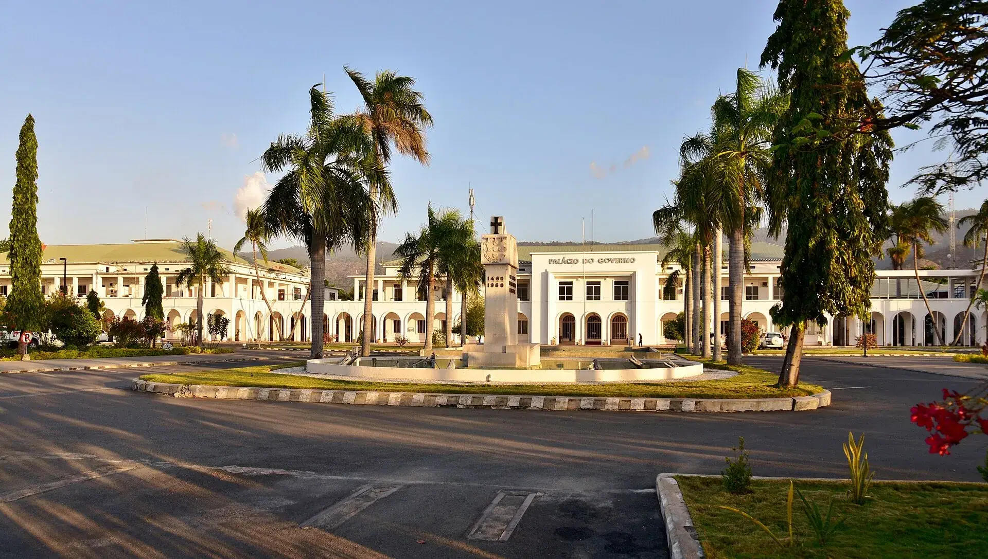 The Government Palace and its palms in Dili