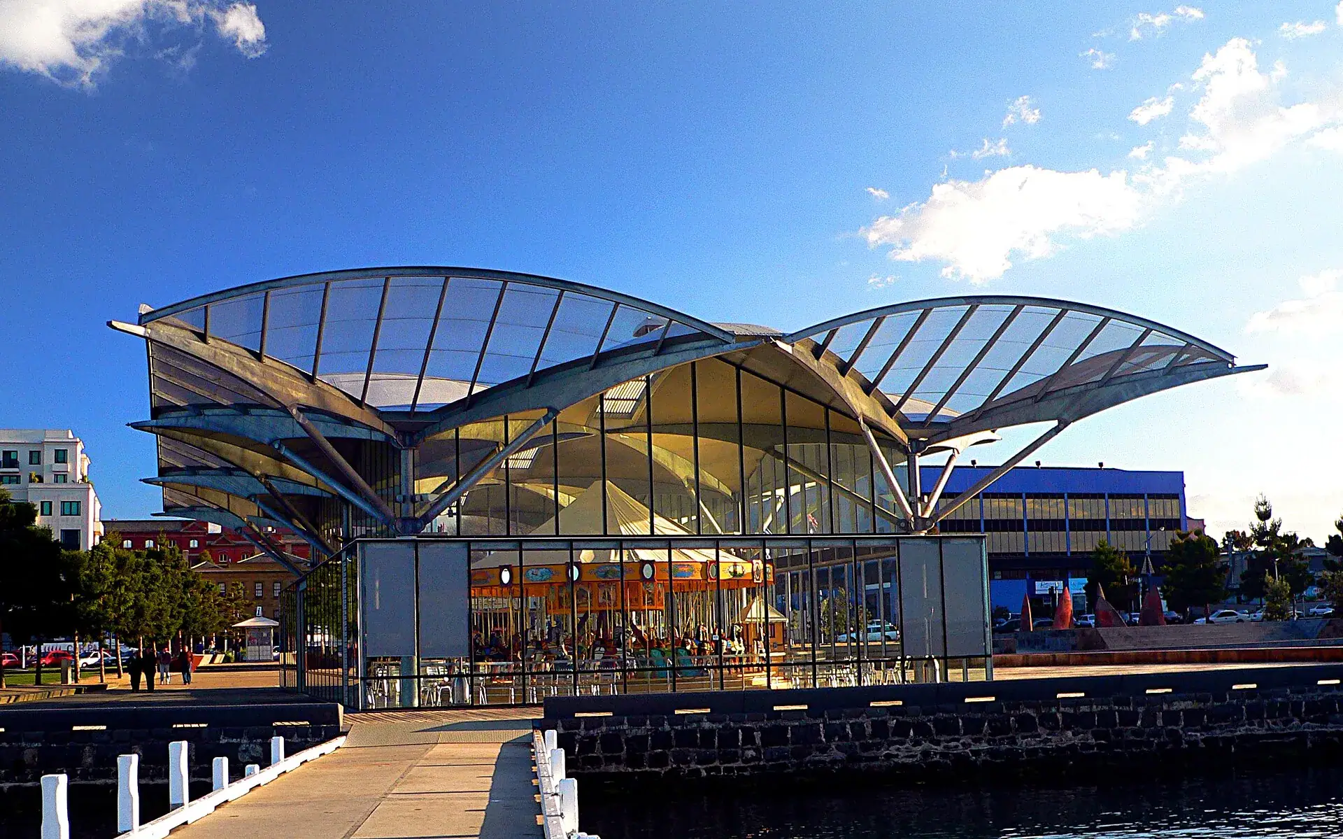 The waterfront pavilion on Corio Bay at Geelong