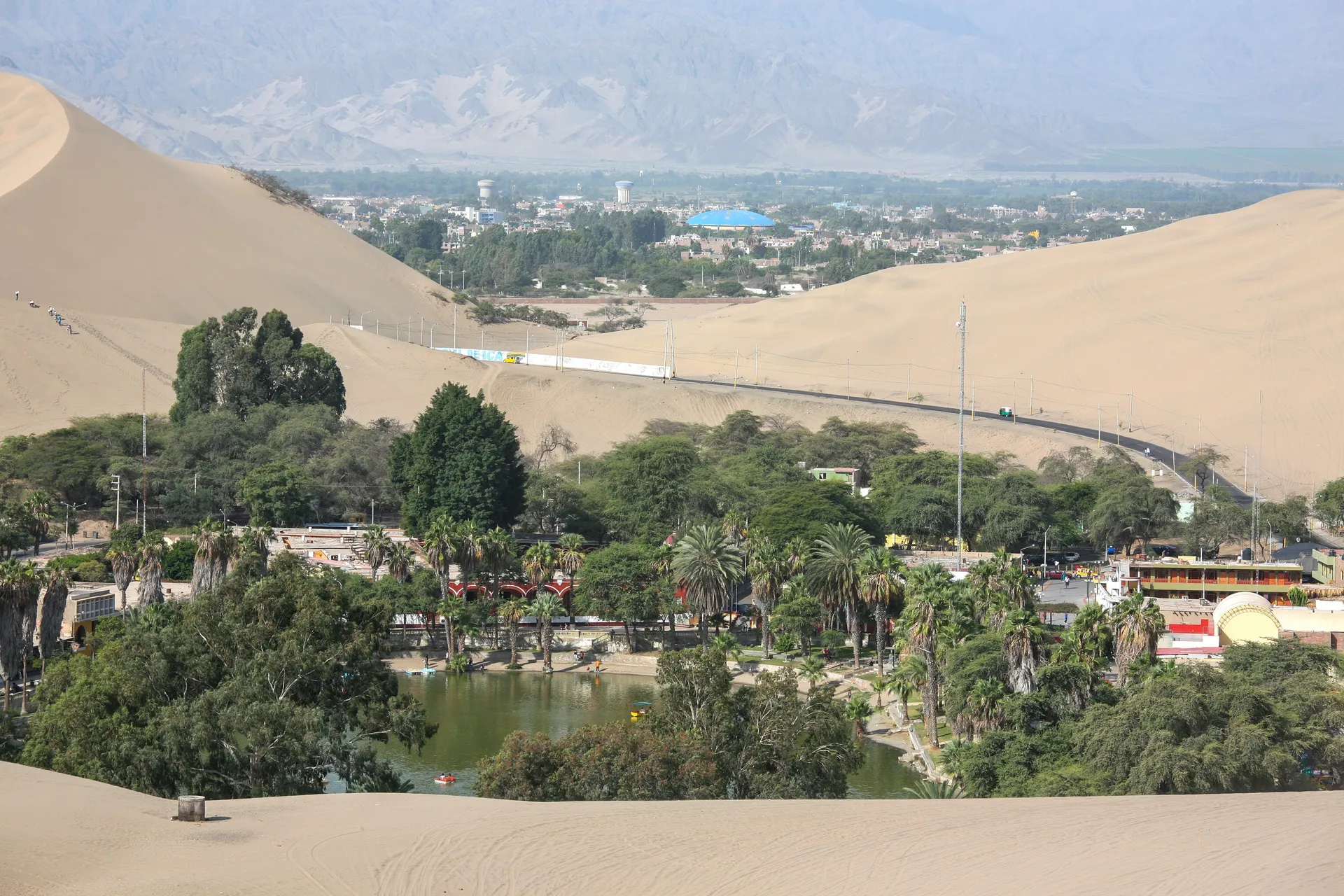 The desert oasis of Huacachina, Peru