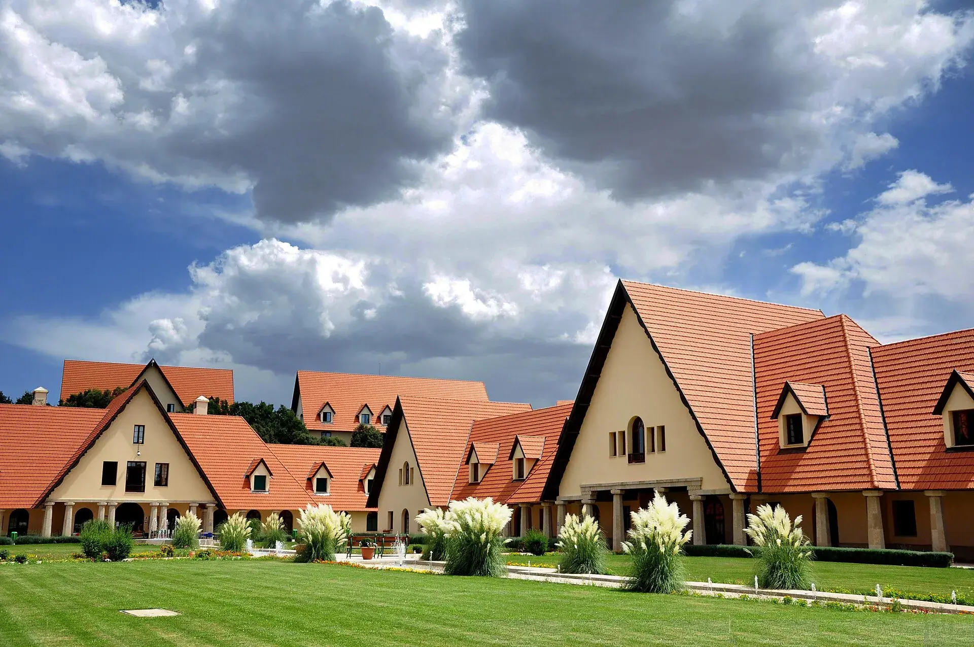 The alpine-style houses of Ifrane in the Middle Atlas