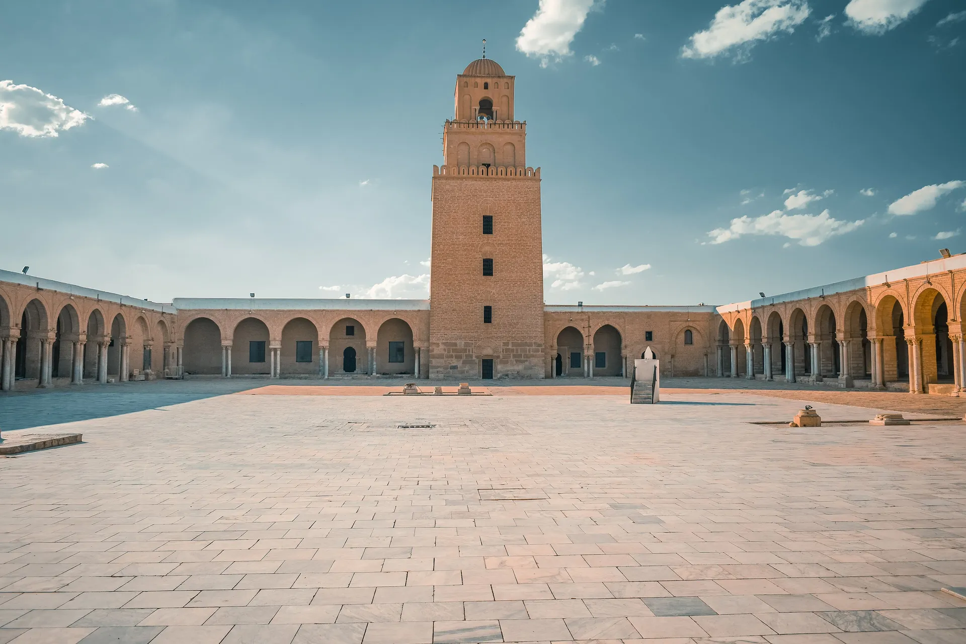 Courtyard of the Great Mosque of Kairouan, Tunisia