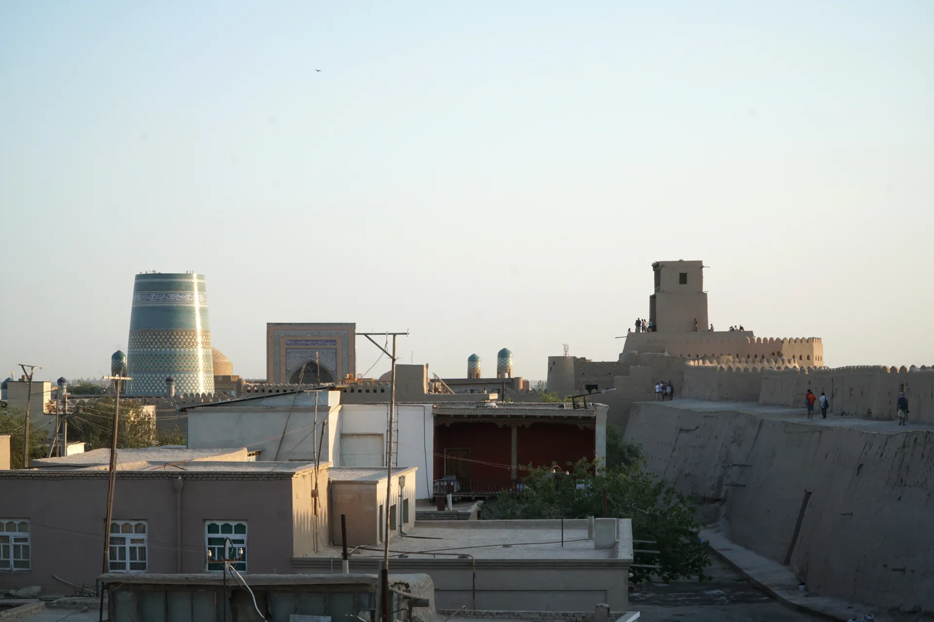 The walled old city of Khiva, Uzbekistan