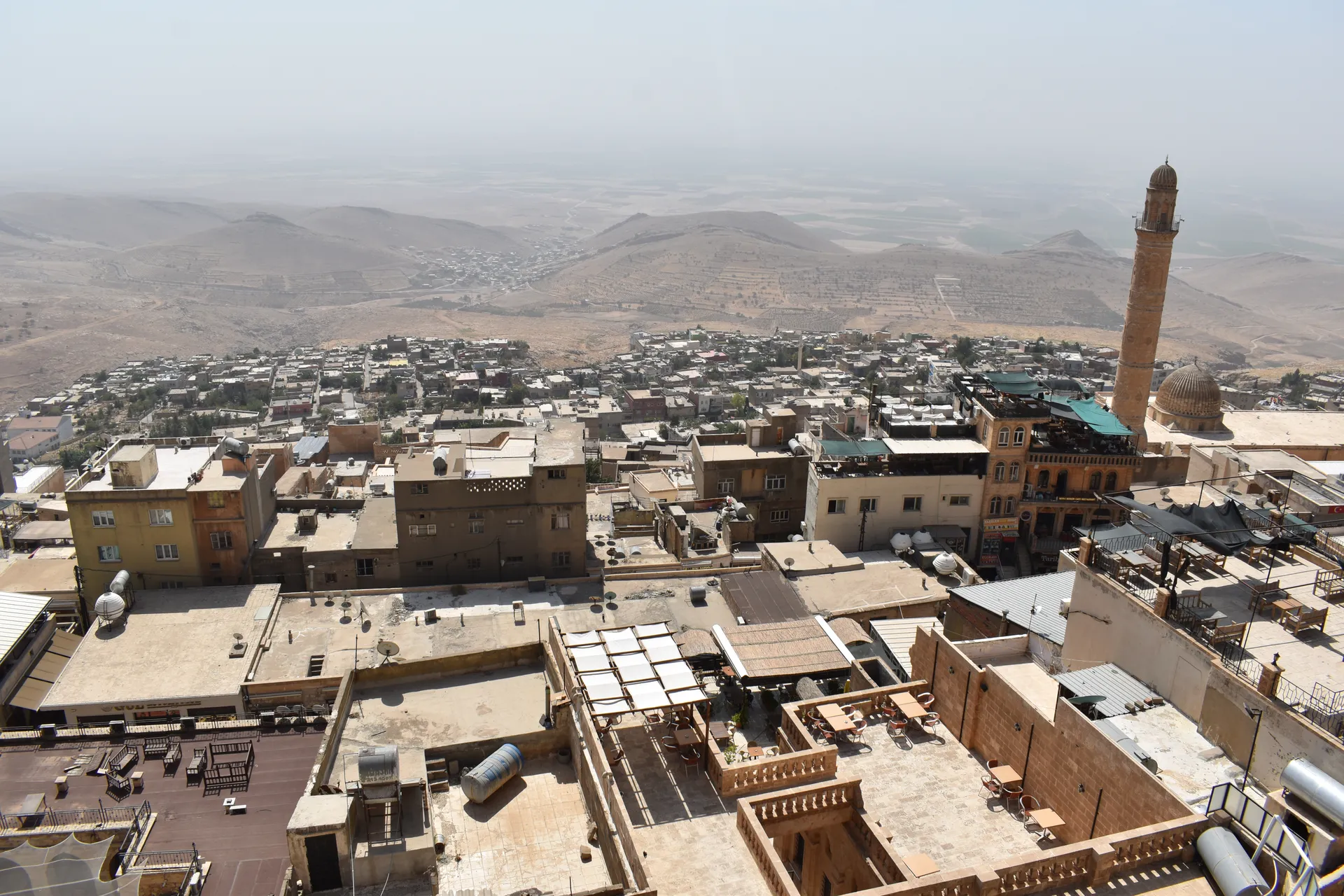 The old town of Mardin above the Mesopotamian plain, Turkey
