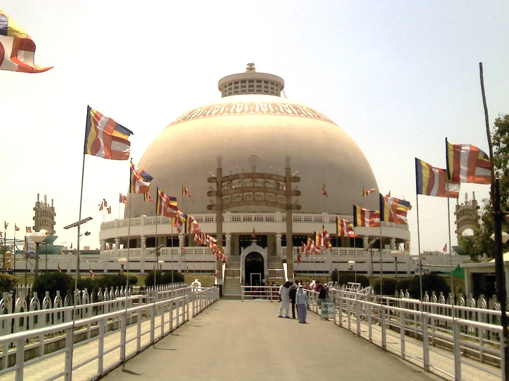 Deekshabhoomi in Nagpur, the domed stupa where Ambedkar converted in 1956