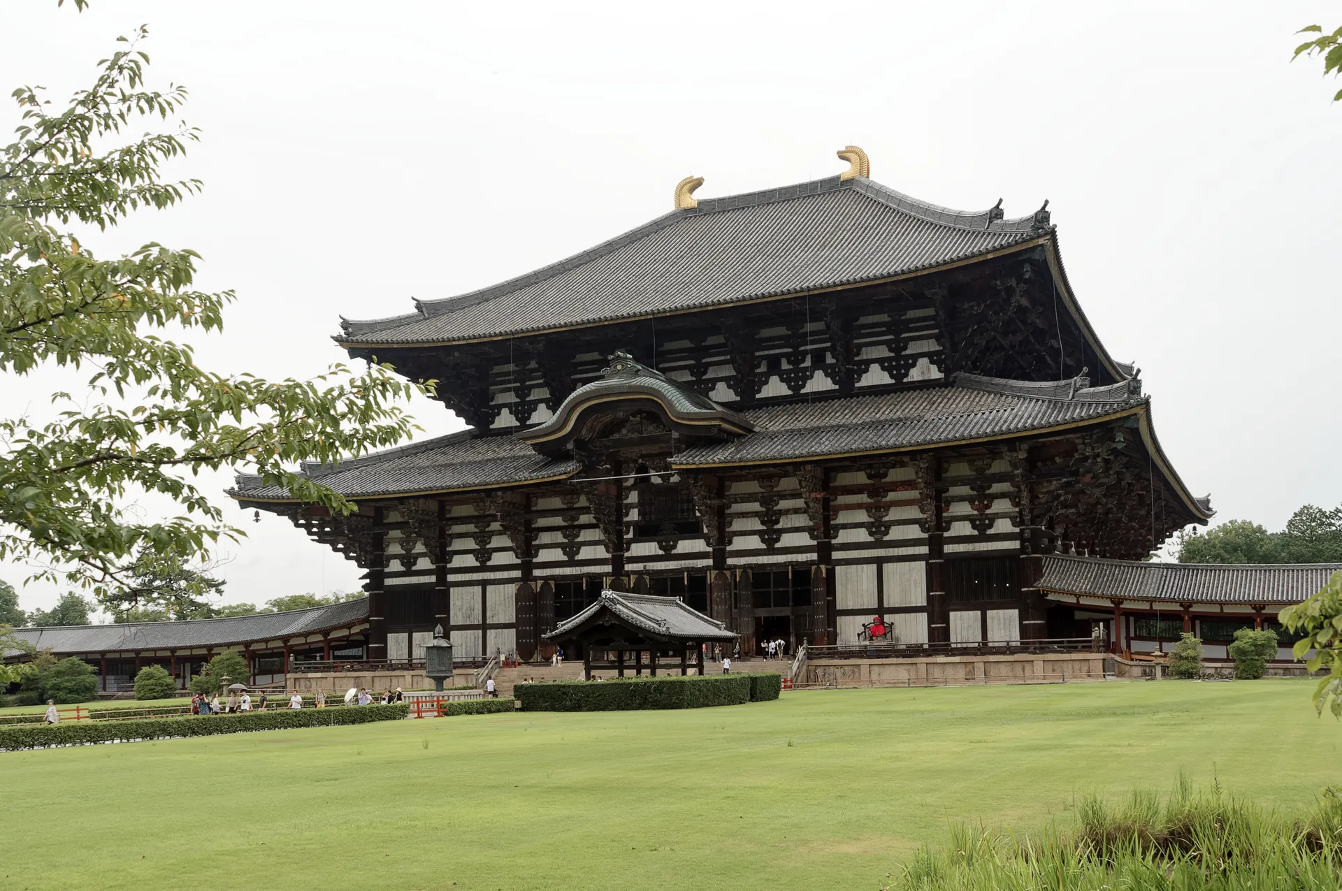 The Great Buddha Hall of Todai-ji temple in Nara, Japan