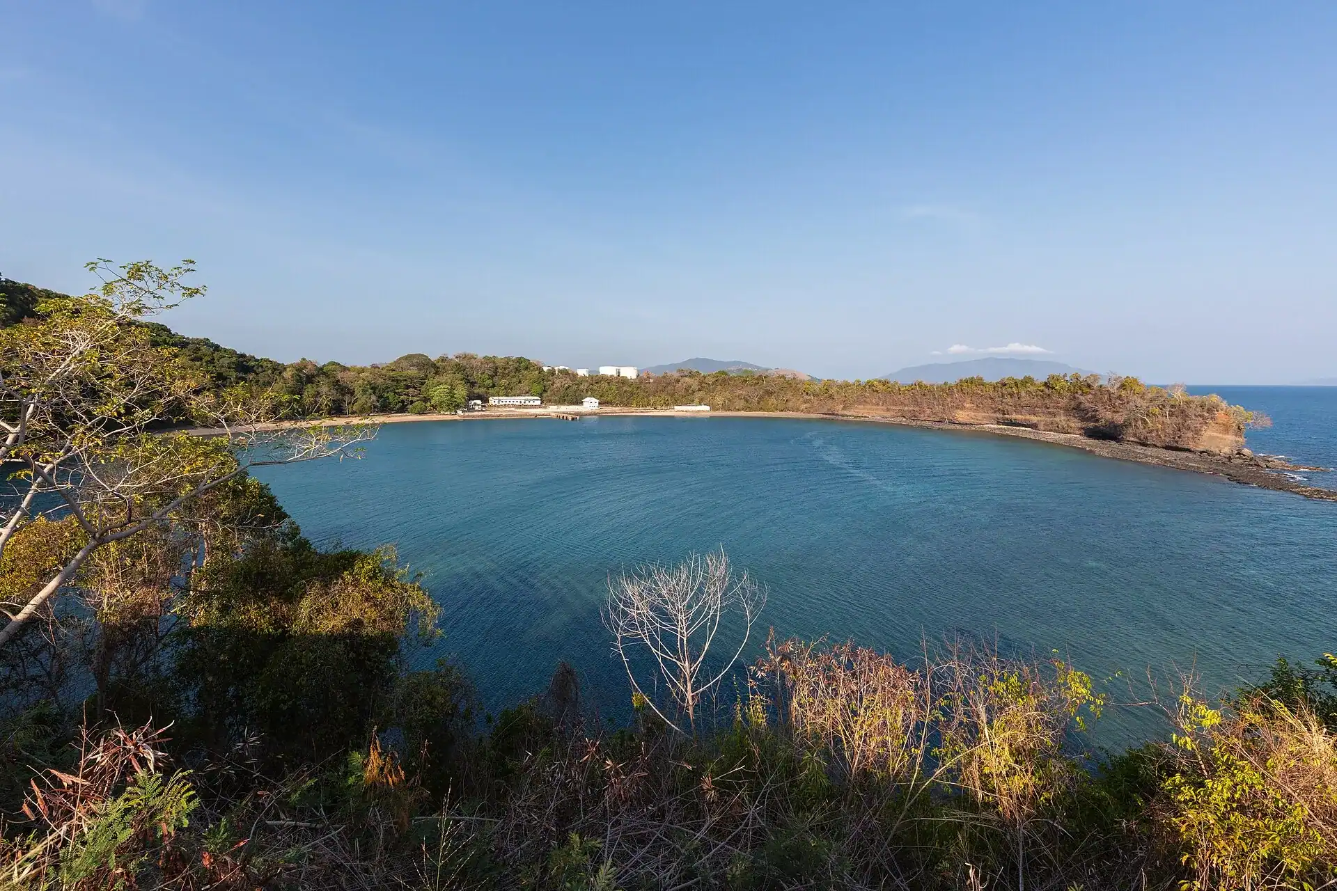 The crater lake on Nosy Be