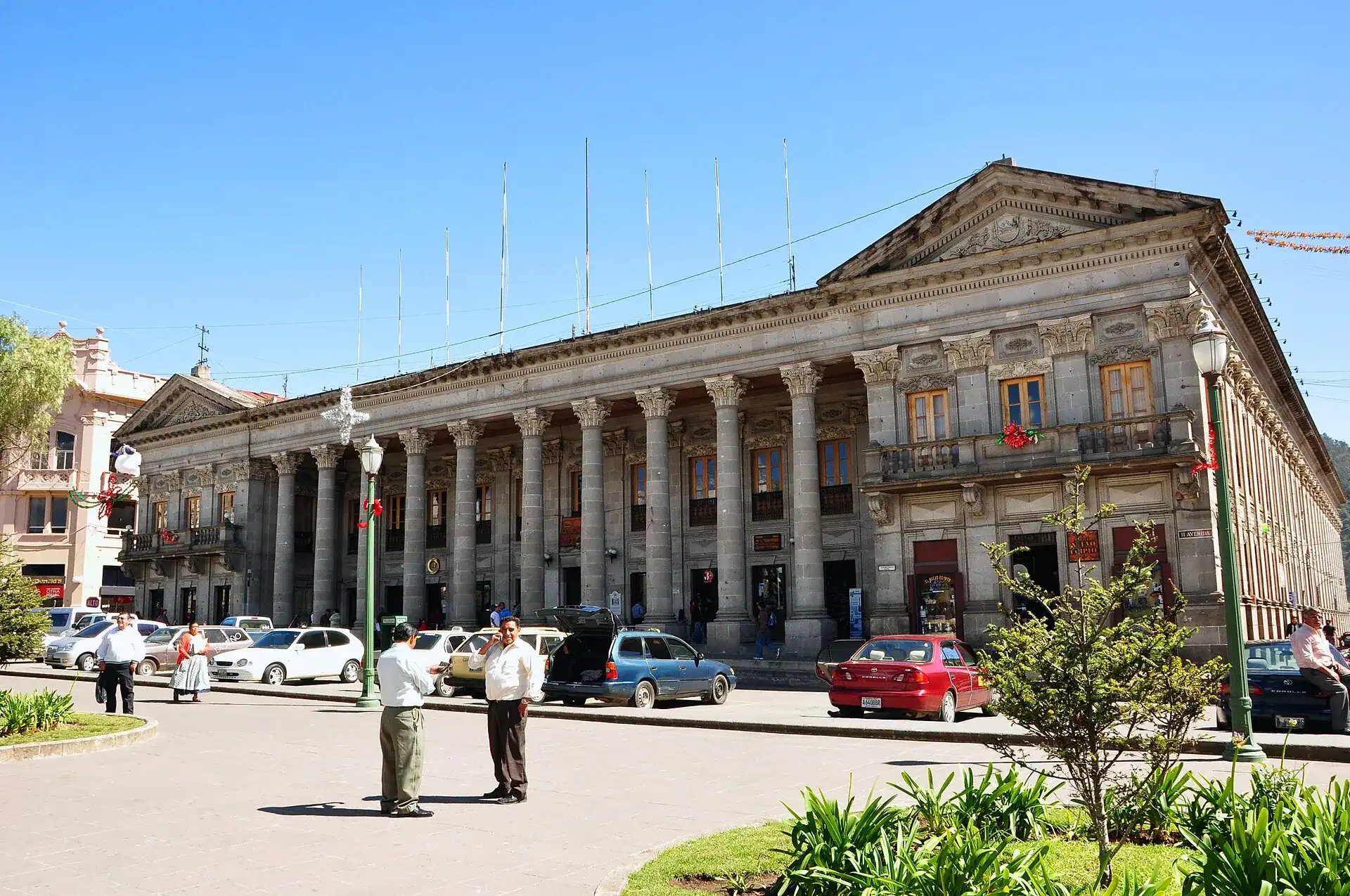 The Municipal Palace on the central park of Quetzaltenango