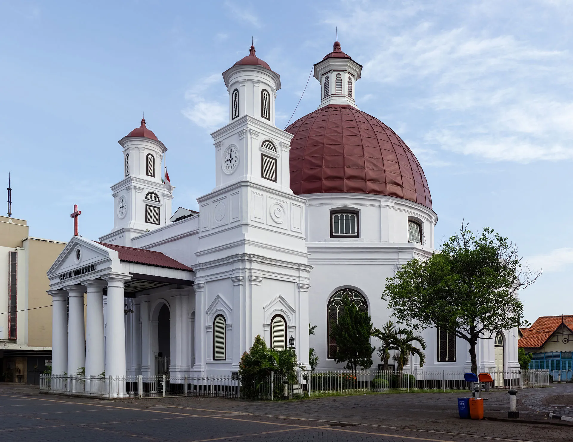 Blenduk Church (GPIB Immanuel), Semarang's iconic Dutch colonial church with red dome