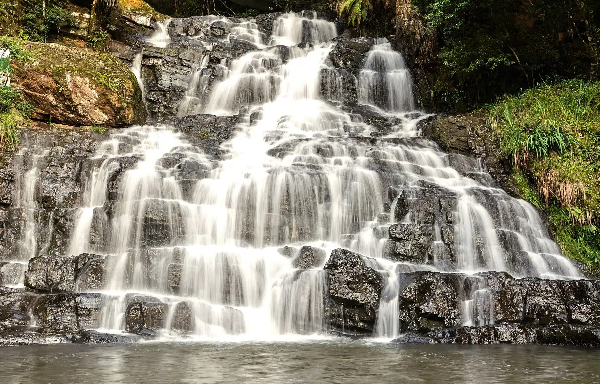 Elephant Falls in the hills outside Shillong