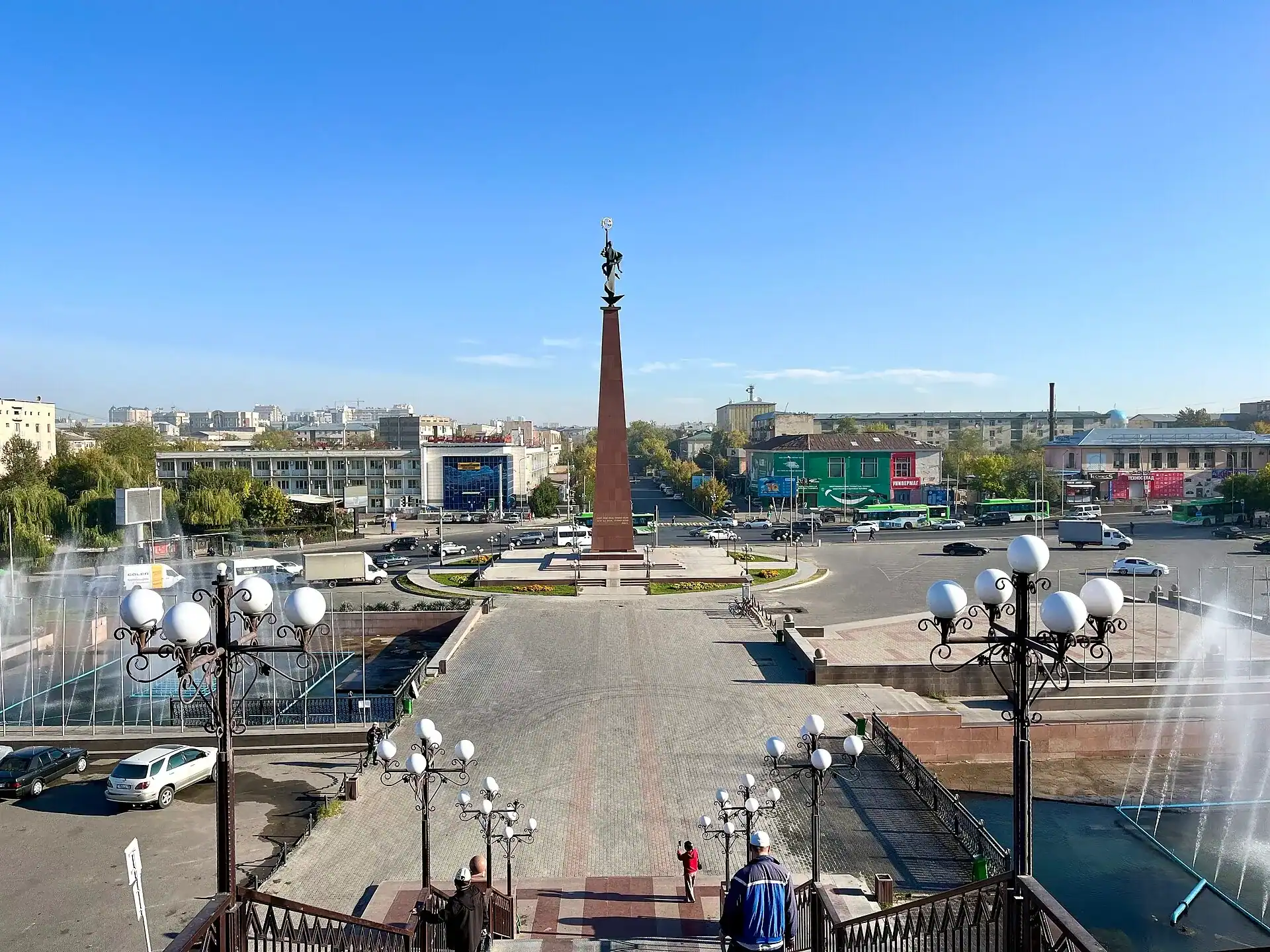 Independence Square in Shymkent