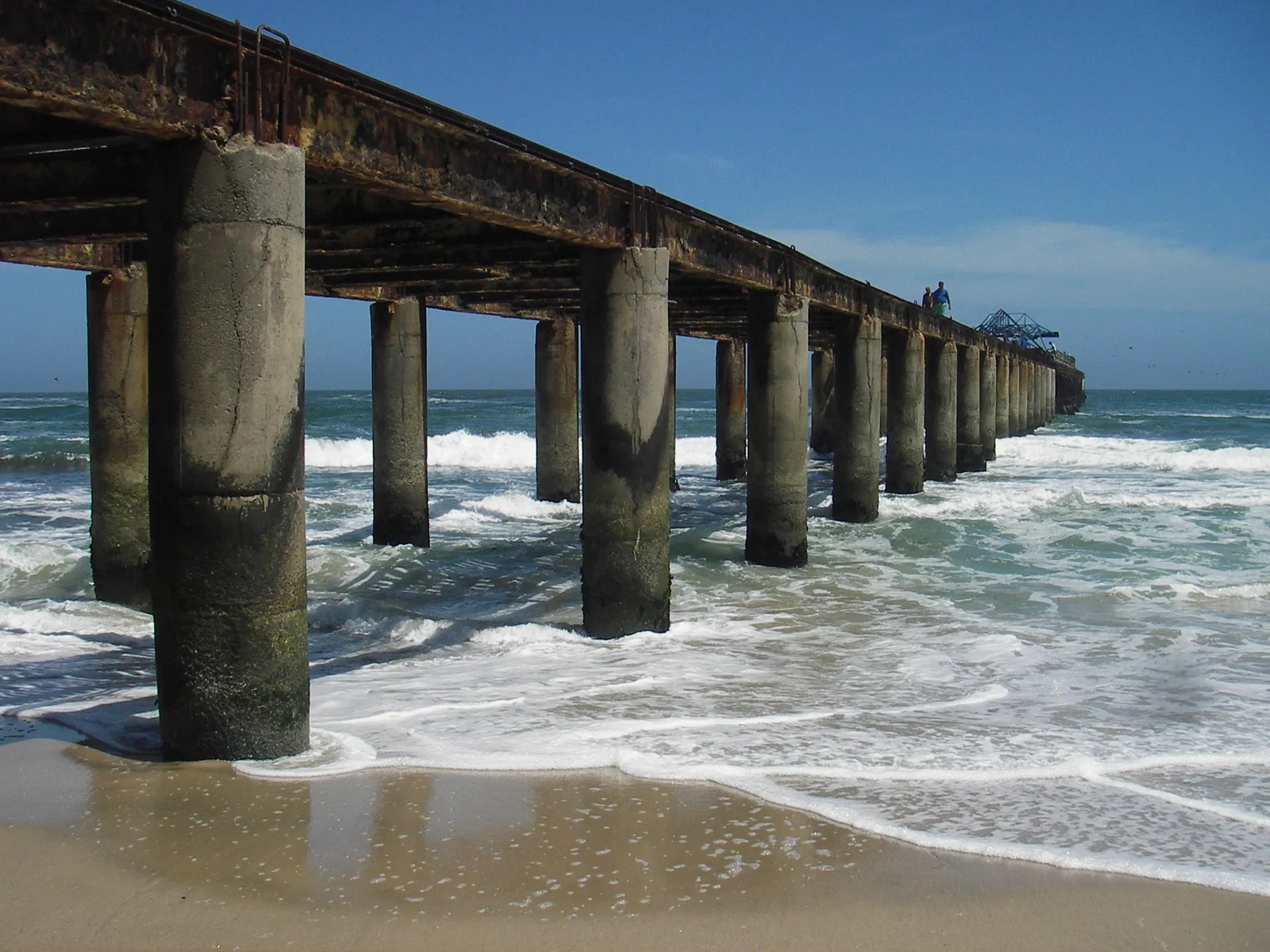 The historic jetty at Swakopmund, Namibia