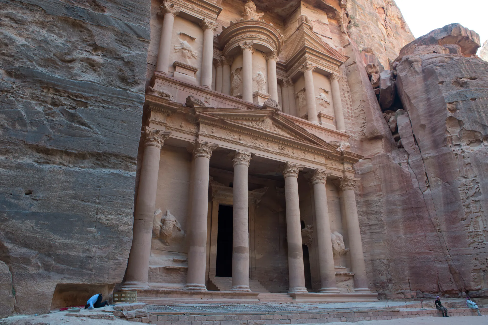 The Treasury (Al-Khazneh) at Petra, near Wadi Musa, Jordan