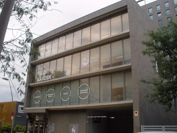 Talent Garden Barcelona coworking space exterior facade in Poblenou