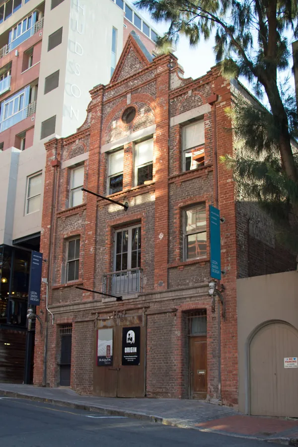 Origin Coffee Roasting Victorian warehouse building at 28 Hudson Street, De Waterkant, Cape Town