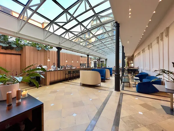 Interior of Restaurant Pod Roza at Hotel Pod Roza, Krakow, 2023