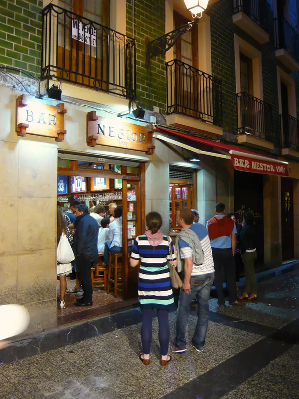 Exterior of Bar Nestor, Parte Vieja, San Sebastian